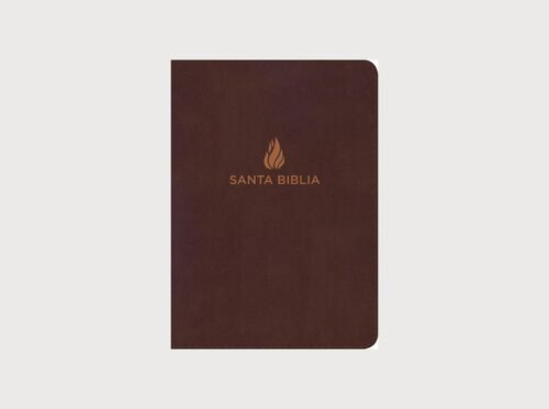 Biblia RVR60 Letra Súper Gigante Marrón con Índice | Piel Fabricada | Reina Valera 1960