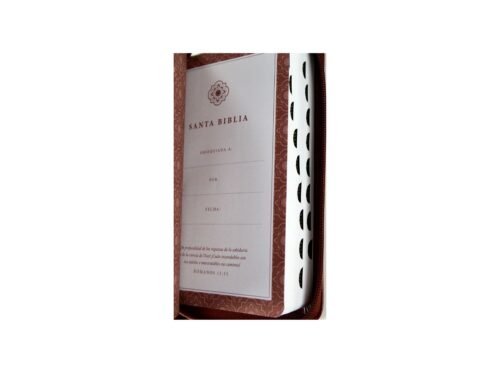 Biblia RVR 1960 Compacta Marrón con Índice y Cierre | Letra Comfort Print 10+ | Editorial Vida