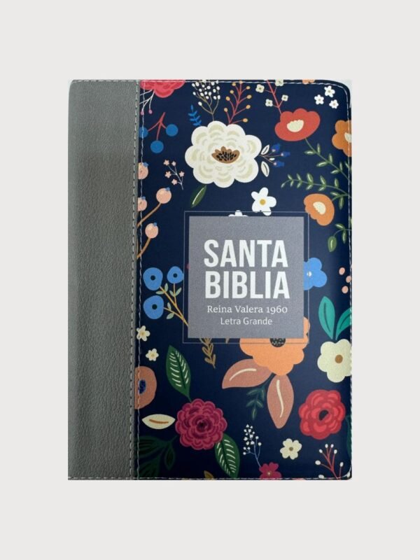 biblia dake - 2026-10-11T212133.142 Biblia RVR 1960 Compacta Letra Grande 11 Puntos Plomo con Flores | Cierre e Índice | Reina Valera 1960