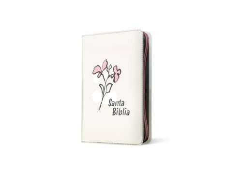Biblia NTV Compacta Letra Gigante Beige con Zíper e Índice | SentiPiel | Filament | Nueva Traducción Viviente