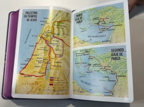 Biblia Reina Valera 1960 Letra Grande 11.5 Puntos | RVR1960 con Concordancia, Referencias Cruzadas y Mapas a Color